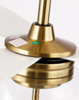 52" Jared Modern Antique Bronze LED Ceiling Fan