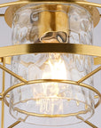 Lyle 1-Light Modern Semi-Flush Mount Ceiling Light