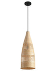 9" Vivian Bohemian Bamboo Pendant Light