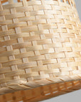 9" Vivian Bohemian Bamboo Pendant Light