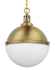 Dimmable Aaron 12 Inch 2-Light Gold Pendant Light