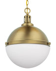 Dimmable Aaron 12 Inch 2-Light Gold Pendant Light - IPLUS Lighting