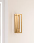 Adelman Gold 1-Light Decorative Dimmable Wall Sconce