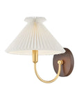 1-Light Wall Sconce in Vintage Brass - IPLUS Lighting