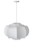Bevis 3 Light White Wabi Sabi 24 Inch Pendant Light