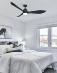 66'' Misael Propeller Integrated Led Black Ceiling Fan