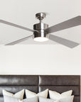 52" Bucholz Industrial Dimmable Ceiling Fan