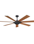 72" Modern 7-Blades Rustic Ceiling Fan