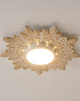 Sunburst White Modern 22 Inch LED Flush Mount Light