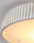 White Modern 18 Inch LED Flush Mount Light - IPLUS Lighting