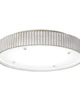White Modern 18 Inch LED Flush Mount Light