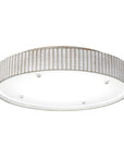 White Modern 18 Inch LED Flush Mount Light - IPLUS Lighting