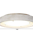 White Modern 18 Inch LED Flush Mount Light
