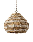 15" Beaded Dome Pendant Light
