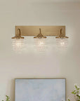 Crystal Modern 3-Light Golden Wall Light - IPLUS Lighting