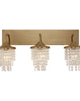 Crystal Modern 3-Light Golden Wall Light - IPLUS Lighting