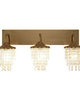 Crystal Modern 3-Light Golden Wall Light - IPLUS Lighting