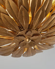 16 Inch Farmhouse Golden 3-Light Semi Flush Mount Light - IPLUS Lighting