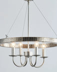 Modern Iron 4-Light Pendant Light with Acrylic Lens - IPLUS Lighting