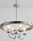 Modern Iron 4-Light Pendant Light with Acrylic Lens - IPLUS Lighting
