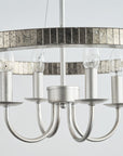 Modern Iron 4-Light Pendant Light with Acrylic Lens