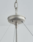 Modern Iron 4-Light Pendant Light with Acrylic Lens