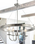 Modern Iron 4-Light Pendant Light with Acrylic Lens - IPLUS Lighting