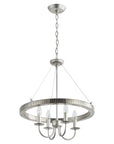 Modern Iron 4-Light Pendant Light with Acrylic Lens - IPLUS Lighting