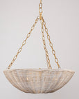 Coastal Farmhouse Wabi-Sabi 3-Light Rattan Bowl Pendant Light - IPLUS Lighting