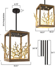 Modern Branches 4-Light Pendant Light