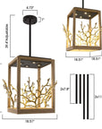 Modern Branches 4-Light Pendant Light - IPLUS Lighting