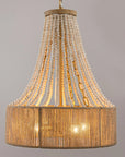 Modern Golden Farmhouse 4-Light Dry Rated Chandelier - IPLUS Lighting