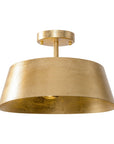 Modern Golden 3-Light Semi Flush Mount Light - IPLUS Lighting