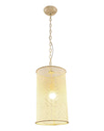 Bohemian Farmhouse Wabi-Sabi 1-Light Beige Wooden Beads Pendant Light