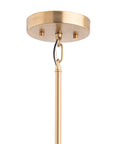 Beacon Modern Gold and Black 1-Light Pendant Light - IPLUS Lighting