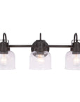 Brighton Dark Bronze 3-Light Dimmable Bathroom Vanity Light - IPLUS Lighting