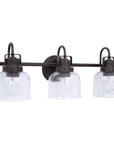 Brighton Dark Bronze 3-Light Dimmable Bathroom Vanity Light - IPLUS Lighting