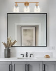Modern Farmhouse Brilliance 3-Light Vanity Light - IPLUS Lighting