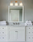 Modern Farmhouse Brilliance 3-Light Vanity Light - IPLUS Lighting