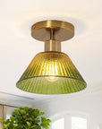 Paula 3.5 Inch 1 Light Semi Flush Mount Ceiling Light