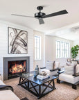 52" Zephra Wall Control 4 Speed Ceiling Fan
