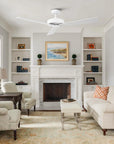 52" Zephra Wall Control 4 Speed Ceiling Fan