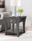 Amity Contemporary Gray End Table