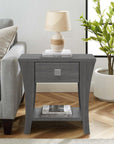 Amity Contemporary Gray End Table