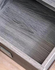 Amity Contemporary Gray End Table