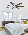 72" Modern 7-Blades Rustic Ceiling Fan