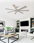 72" Modern 7-Blades Rustic Ceiling Fan