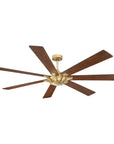 72" Modern 7-Blades Rustic Ceiling Fan