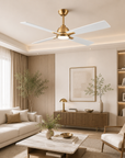 48" Linden DC Motor Reversible Ceiling Fan