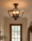 Industrial 4-Light Ceiling Light